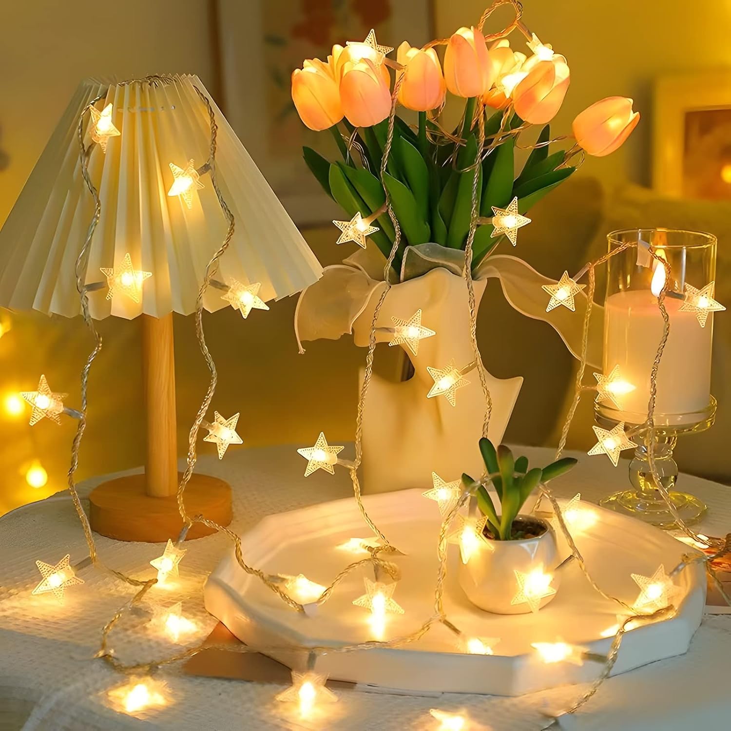 10 ft Star Fairy Lights