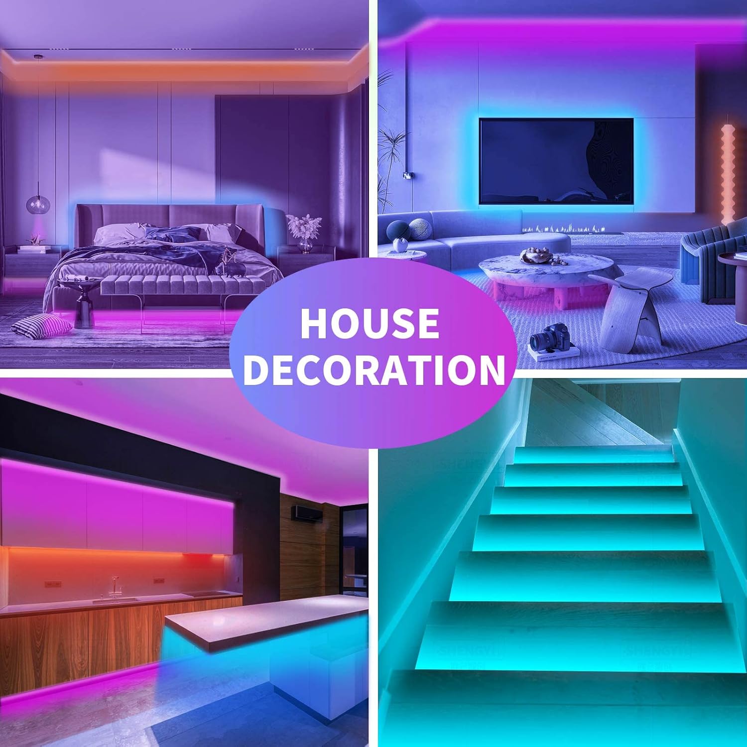 100 ft RGB LED Strip with App Control
