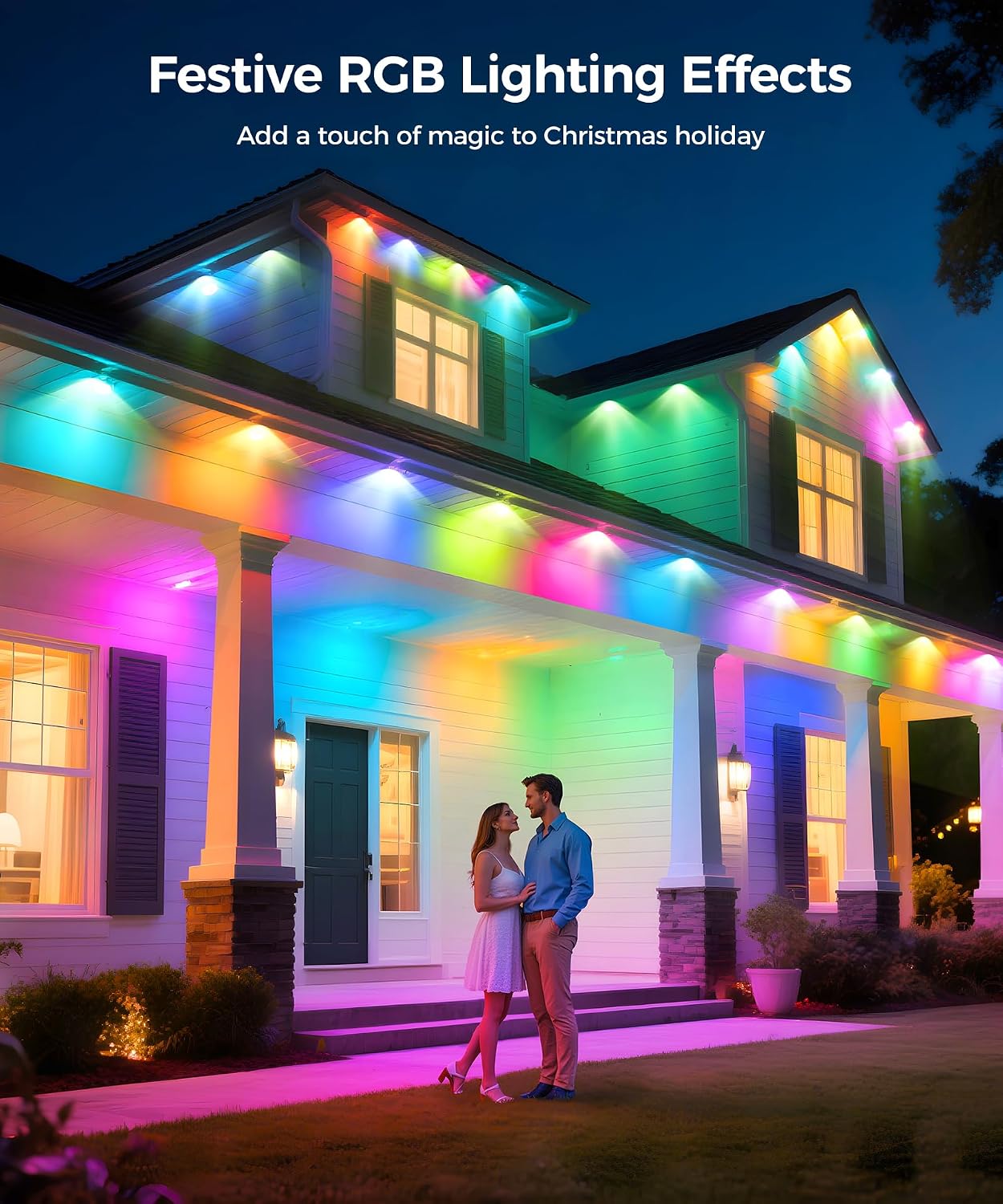 200 Ft Permanent Outdoor Lights