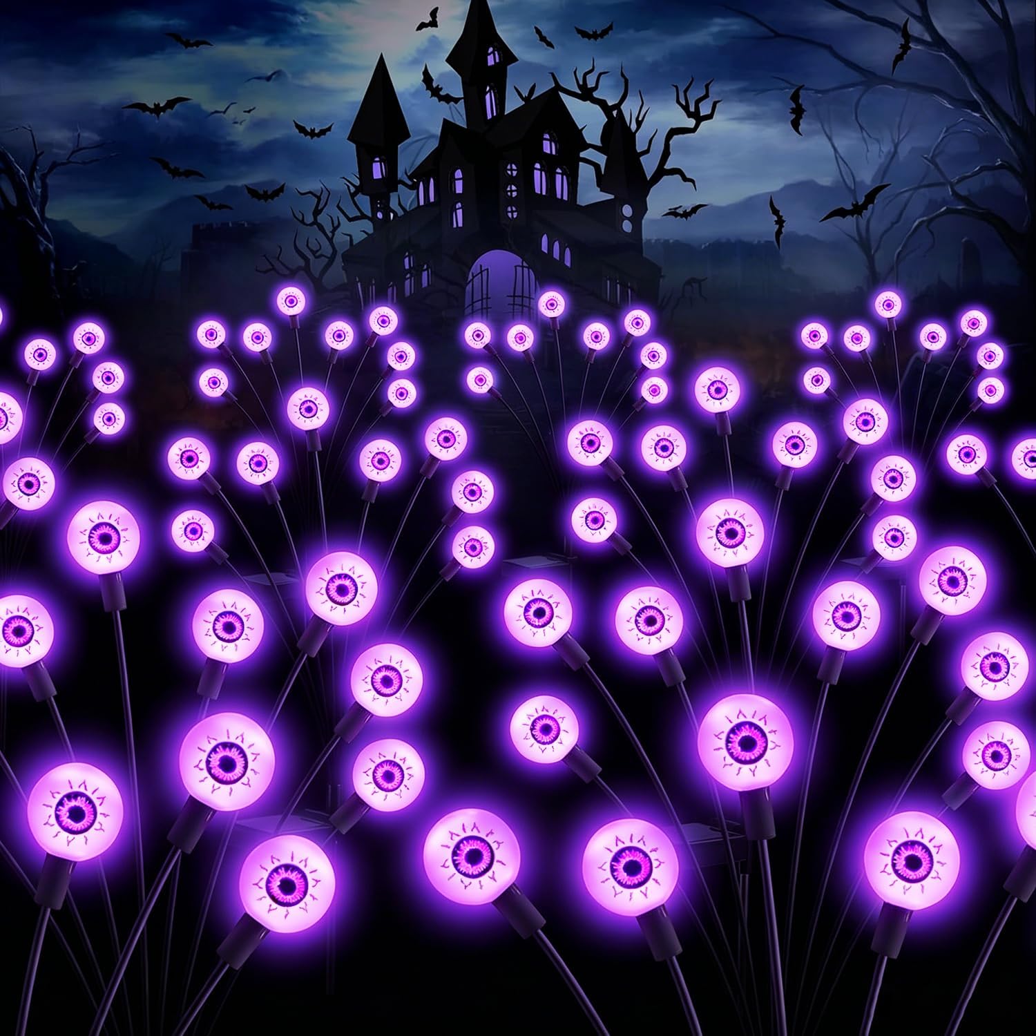 4-Pack Solar Firefly Lights