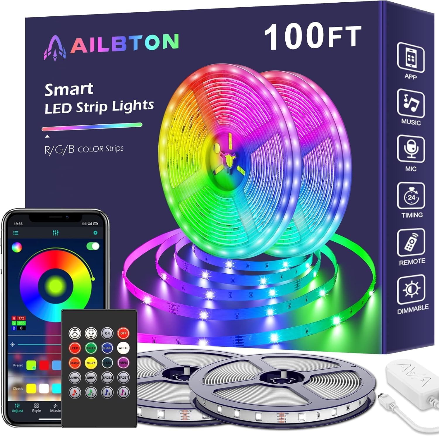 400 ft RGB Outdoor String Lights