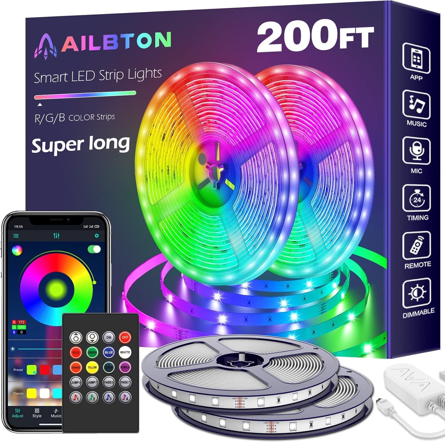 400 ft RGB Outdoor String Lights