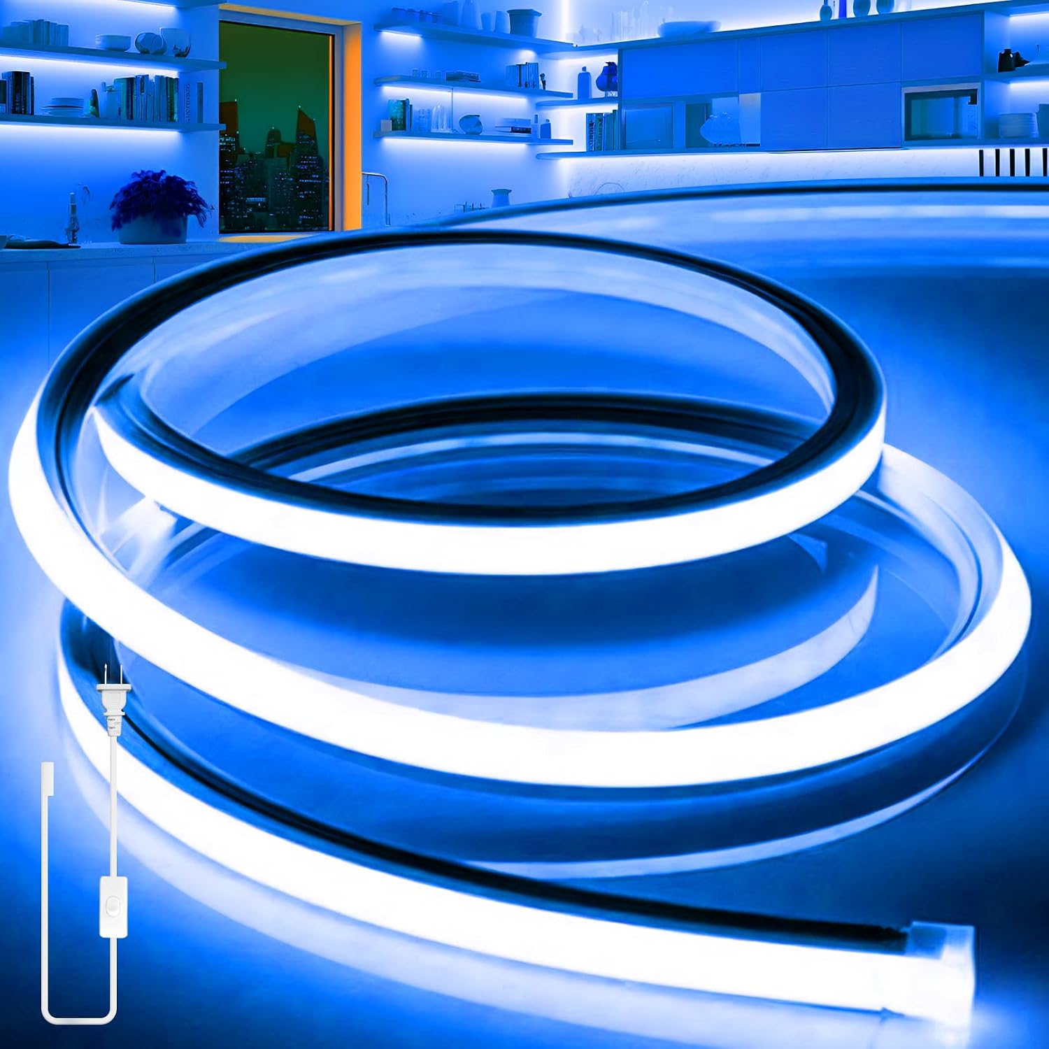 9.8 ft Warm White Neon Rope Light
