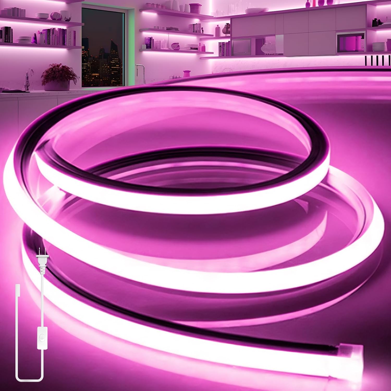 9.8 ft Warm White Neon Rope Light