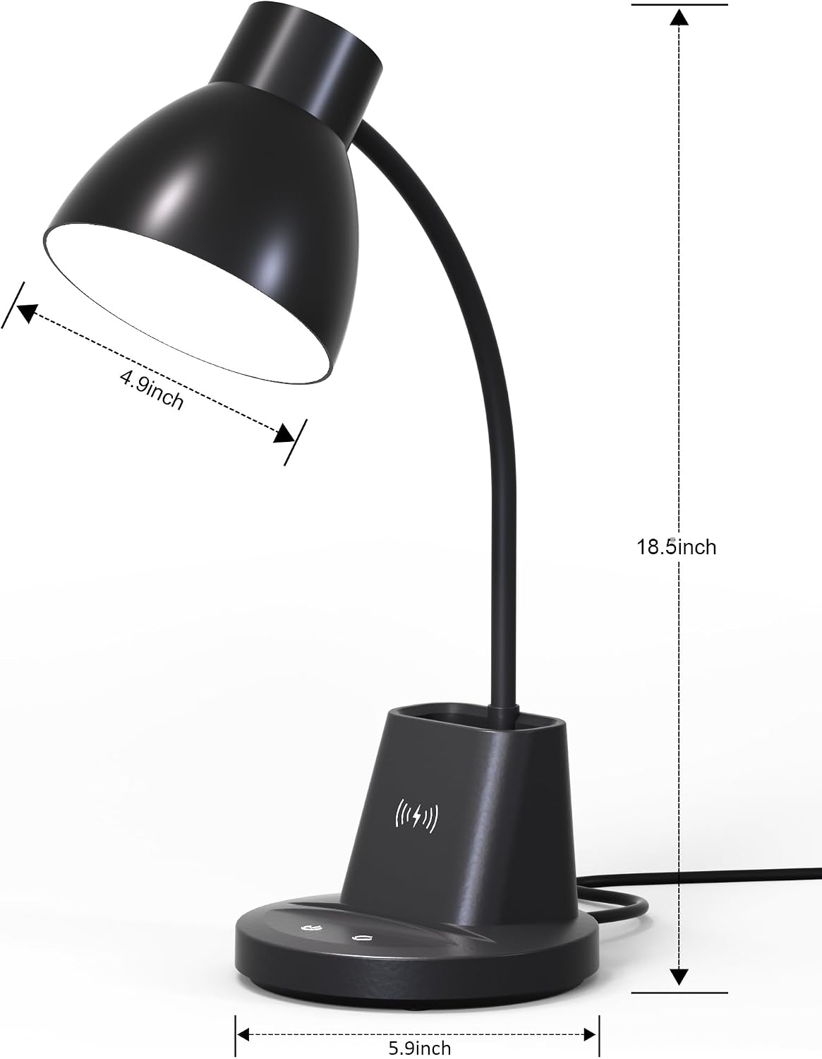 Black LED Desk Lamp