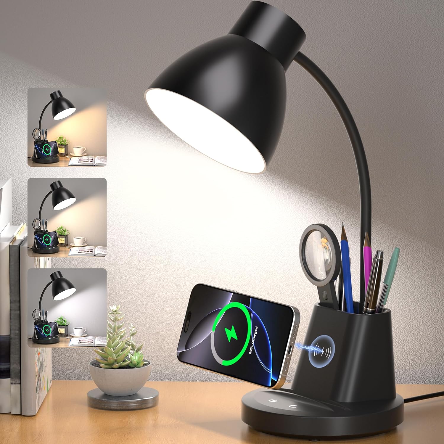 Black LED Desk Lamp