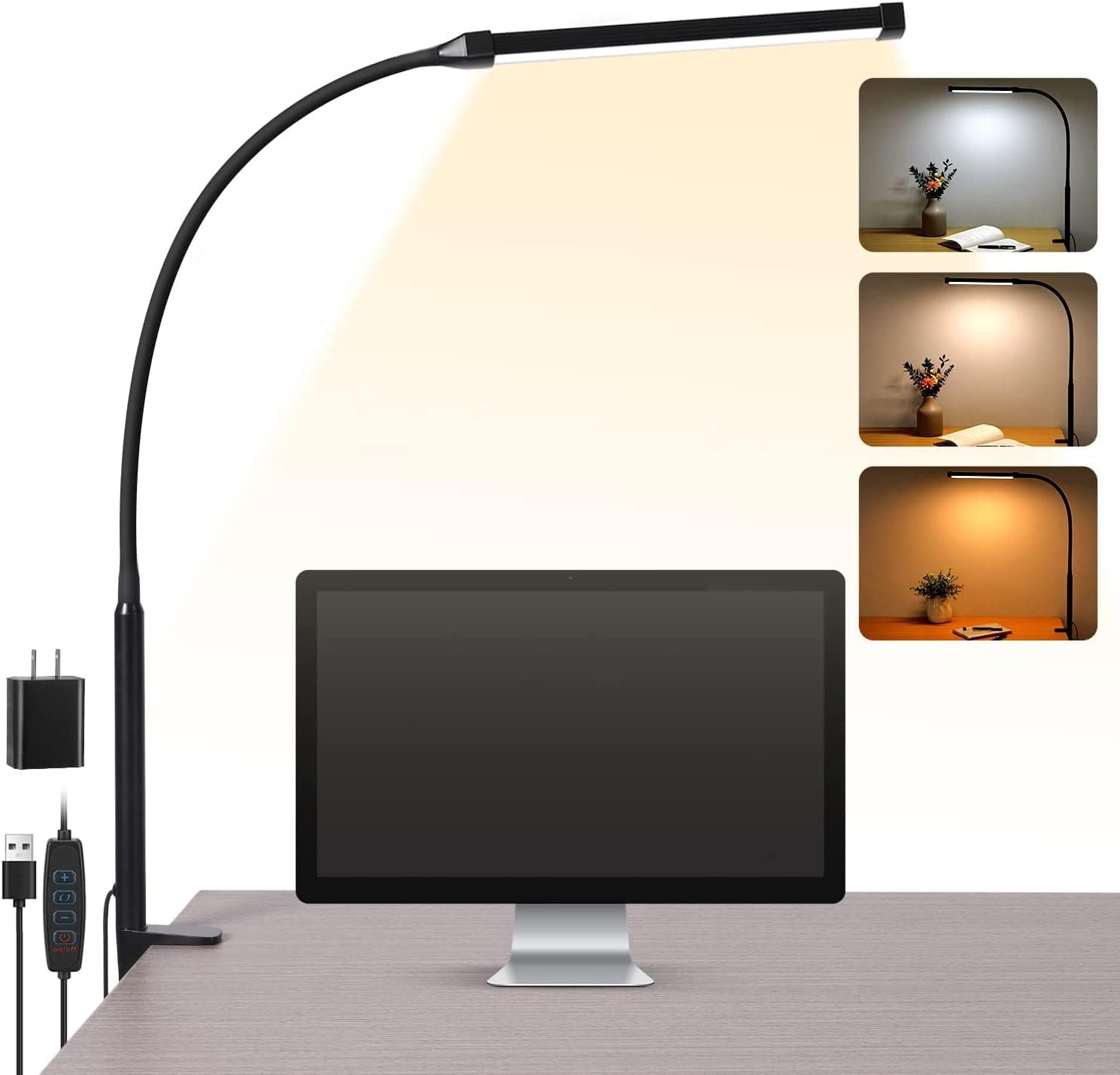 Flexible Gooseneck Clamp-On LED