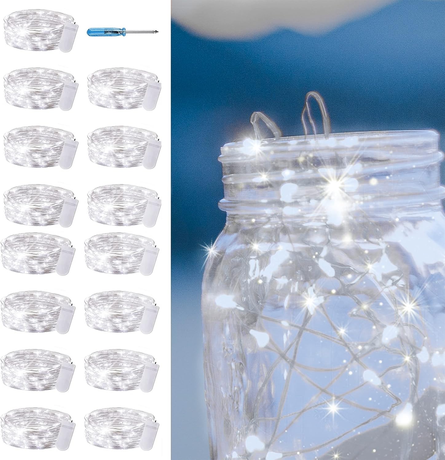 Purple Fairy Lights 15-pack
