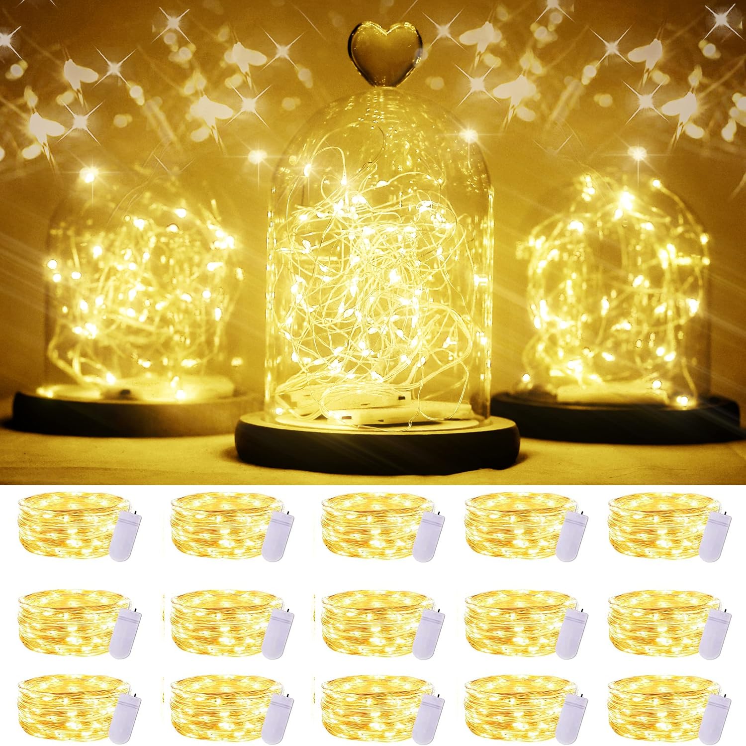Purple Fairy Lights 15-pack