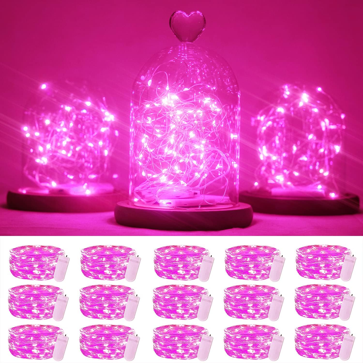 Purple Fairy Lights 15-pack