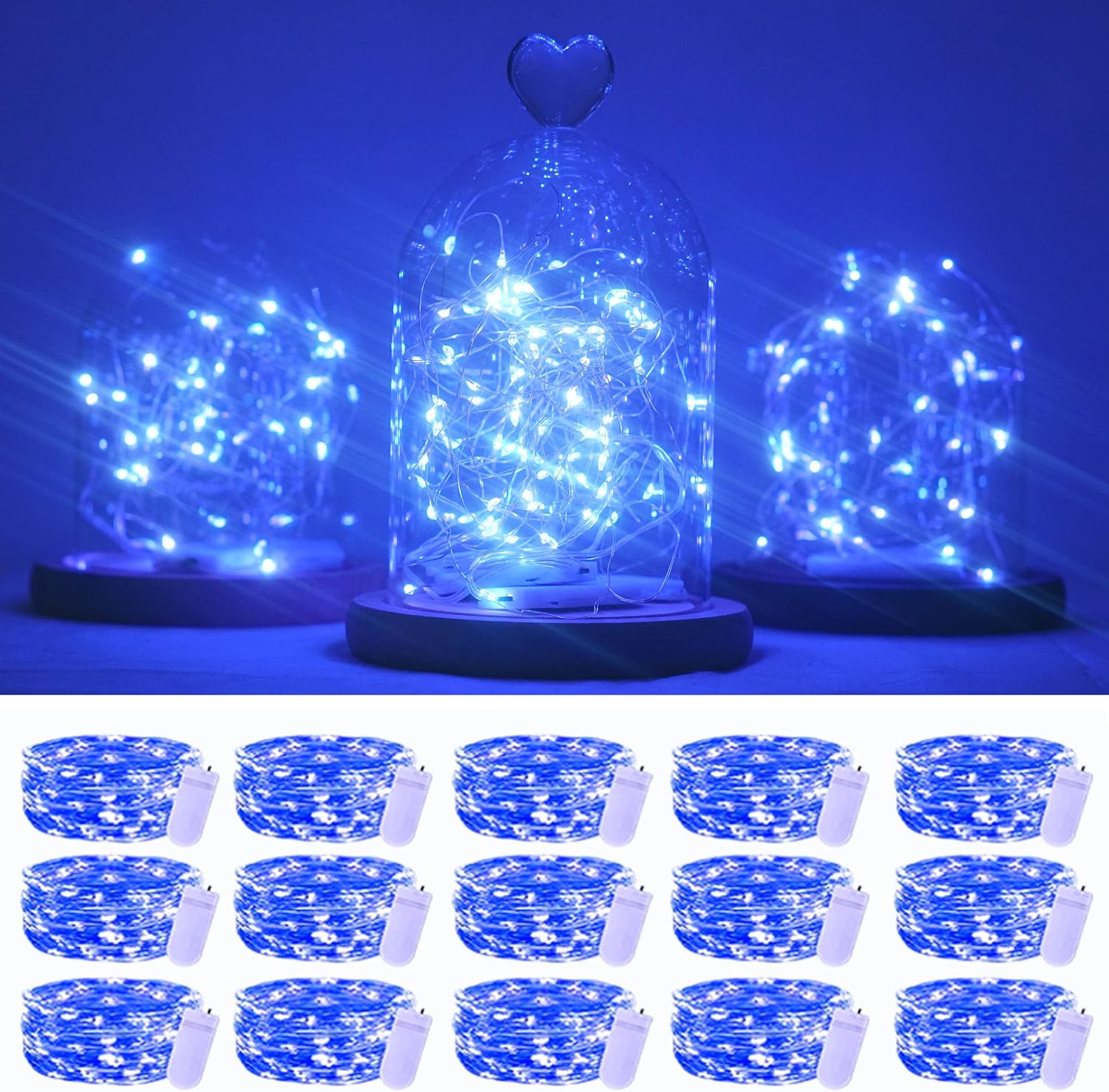 Purple Fairy Lights 15-pack