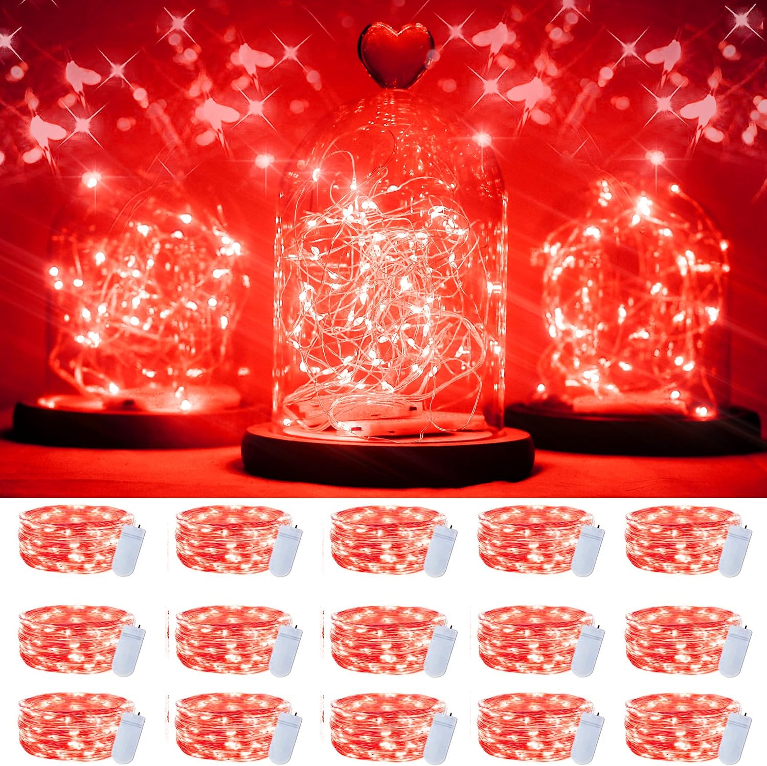 Purple Fairy Lights 15-pack